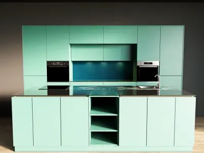 15-Kitchen3 matte 2 3D model