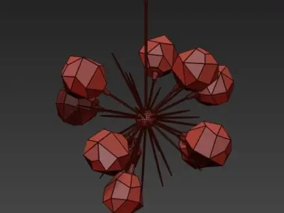 podvesnoy svetilnik hammerton studio gem gallery 3D model