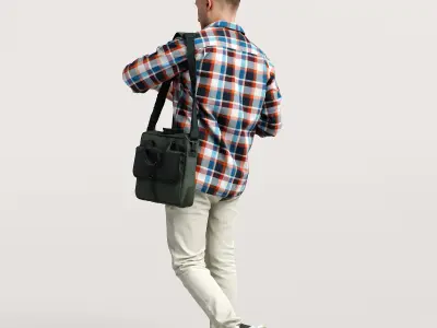 Humano Walking man 034-1855 3D model