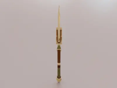 Stylized Axe 02 Low-poly 3D model