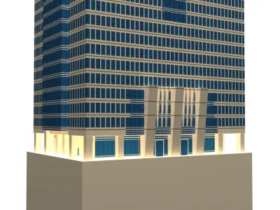 DUBAI-SAFARI Low-poly 3D model