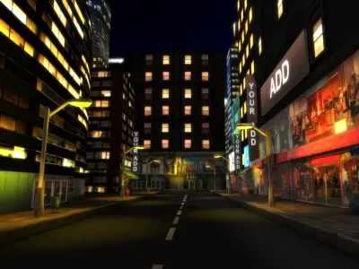 Modular City Pack Low-poly 3D model