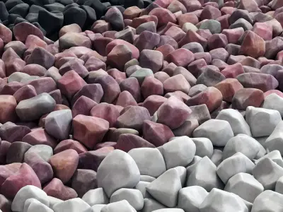 Gravel splinter smooth n2 3D model