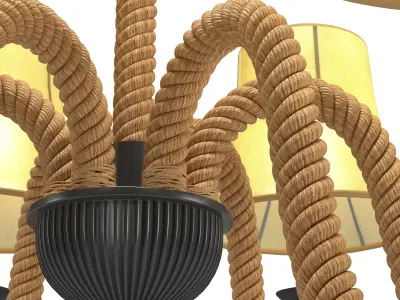 Hanging Lamp Loft 3D model