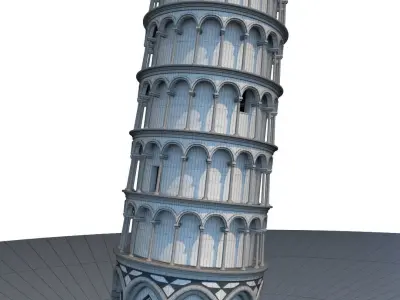 Leaning Tower of Pisa 3D model