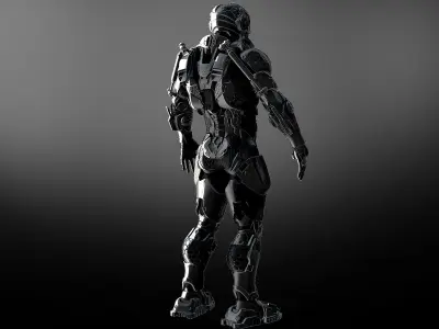 Cybernetist Zbrush 3D model