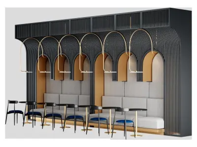 Restaurant Seating Group NM2 3D model