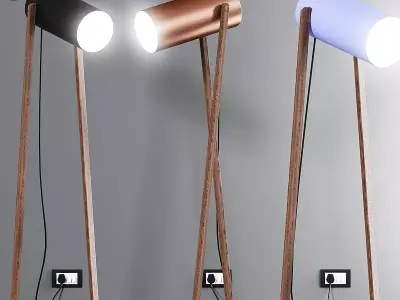 Rocio Shade Floor Lamp Bohemiana 3D model