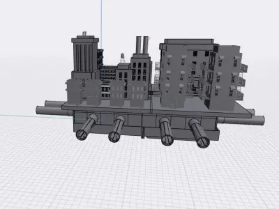 Big City Sewer Lair 3D model