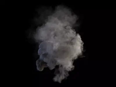 Smoke Gush VDB 3D model