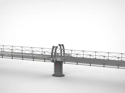 sci-fi bridge 1 3D model