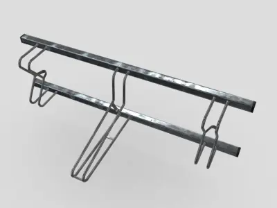 Bicycle Stand 6 Low-poly 3D model