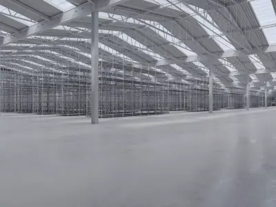 Warehouse Interior 8 Low-poly 3D model
