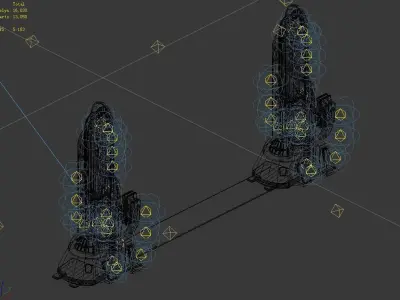 Space - Guard 02 3D model