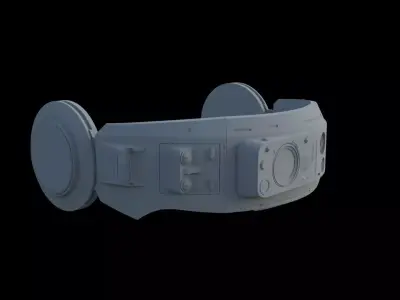 Sci-Fi - Soldier Equipment Elements 3D model