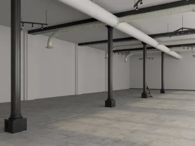 Loft Office 9 3D model