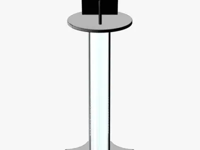 Lectern 2 stand with ipad Free 3D model