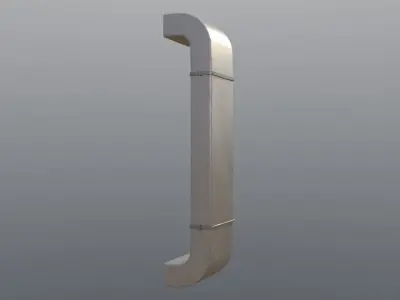 Street prop Vent 0003 Low-poly 3D model