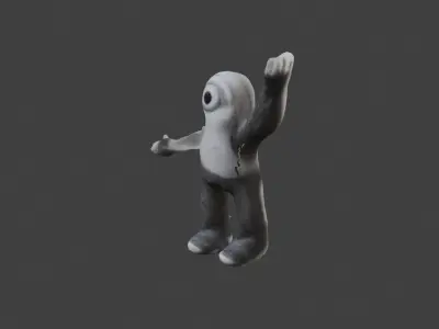 Sunbeam Rigged Character  Free low-poly 3D model