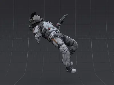 V2 ASTRONAUT SUIT Low-poly 3D model purchase