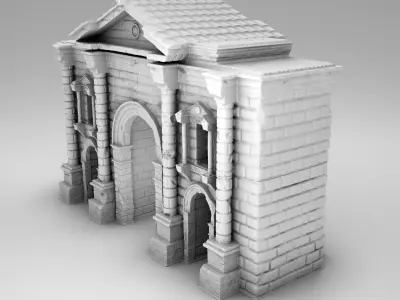 Hadrian s arch Free 3D print model