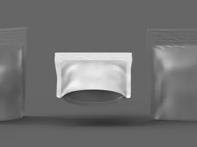 stand up pouch collection v1 PBR 3D model