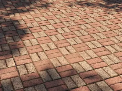 Brick Floor 01 3D model