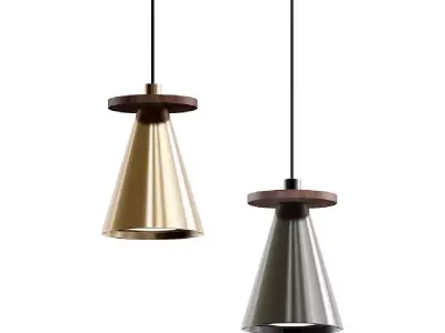 PIET CONE WOOD 3D model