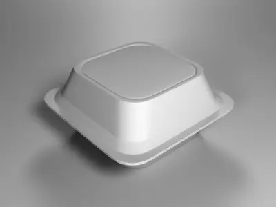 Fast Food Packaged Box 3D model