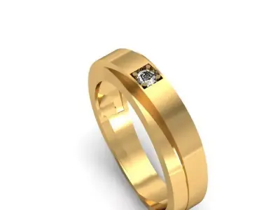 Diamond Ring 3D print model 86