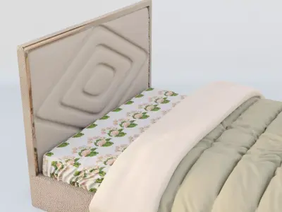 Delphinium Ogioni Bed 3D model