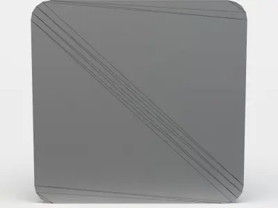 Sign arrow Low-poly 3D model