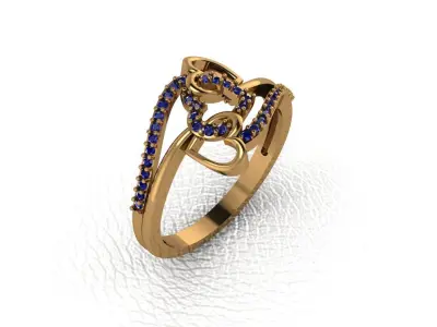 ring free drawing 3d rihone drawing ring rings ring models Free 3D print model