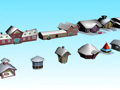 GAME MODEL LOW POLY PP 02 Low-poly 3D model