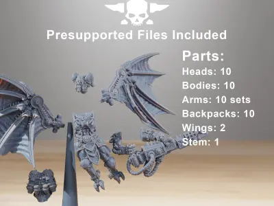 Pythonicus Flyers 3D print model