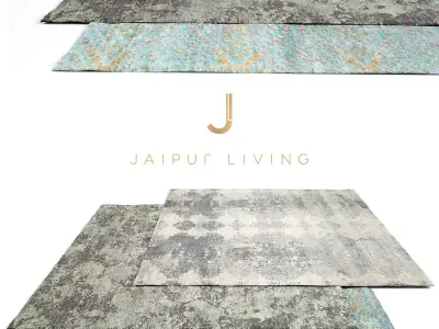 Jaipur Living Rug Set 4 3D model