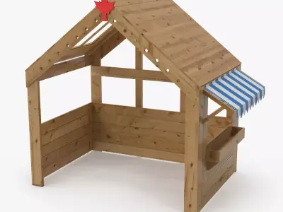 Play House Low-poly 3D model