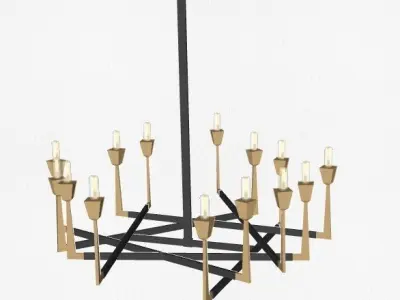 Belmondo Chandelier by Gregorius Pineo 3D model