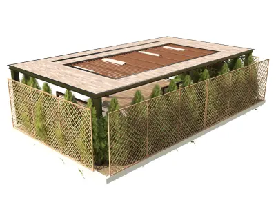 Garden Gazebo 3d model 3D model