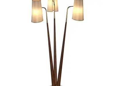 Swan Floor Lamp 3D model