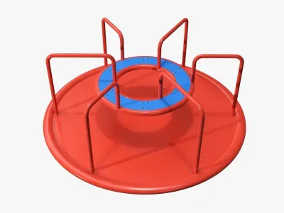 Carousel Merry-go-round 03 3D model