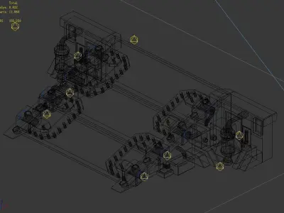 Mechanical Building - Slope 02 3D model