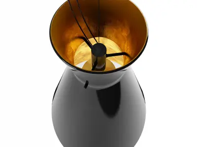 De Majo Memory Gold Black S Suspension lamp - Chandelier 3D model