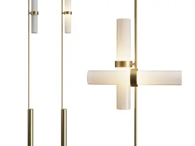 Typography Truly Studio Floor lamp by Rakumba Low-poly 3D model