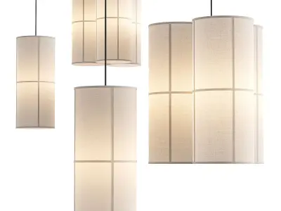 Hashira Pendant Lamps 3D model