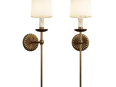 Clove Sconce Low-poly 3D model