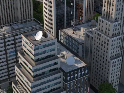 Modeco City Low-poly 3D model