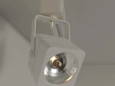 Multi-dome ceiling light 3D model