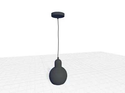 Didmarton Light Single Dome Pendant 3D model