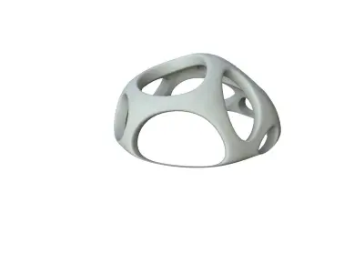 SciFi Cube Object No 47453 Low Poly Shape Low-poly 3D model